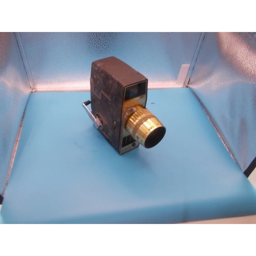 Vintage Bell & Howell Electric Eye 8mm Movie Camera Gold Comar f1.8 Lens USA